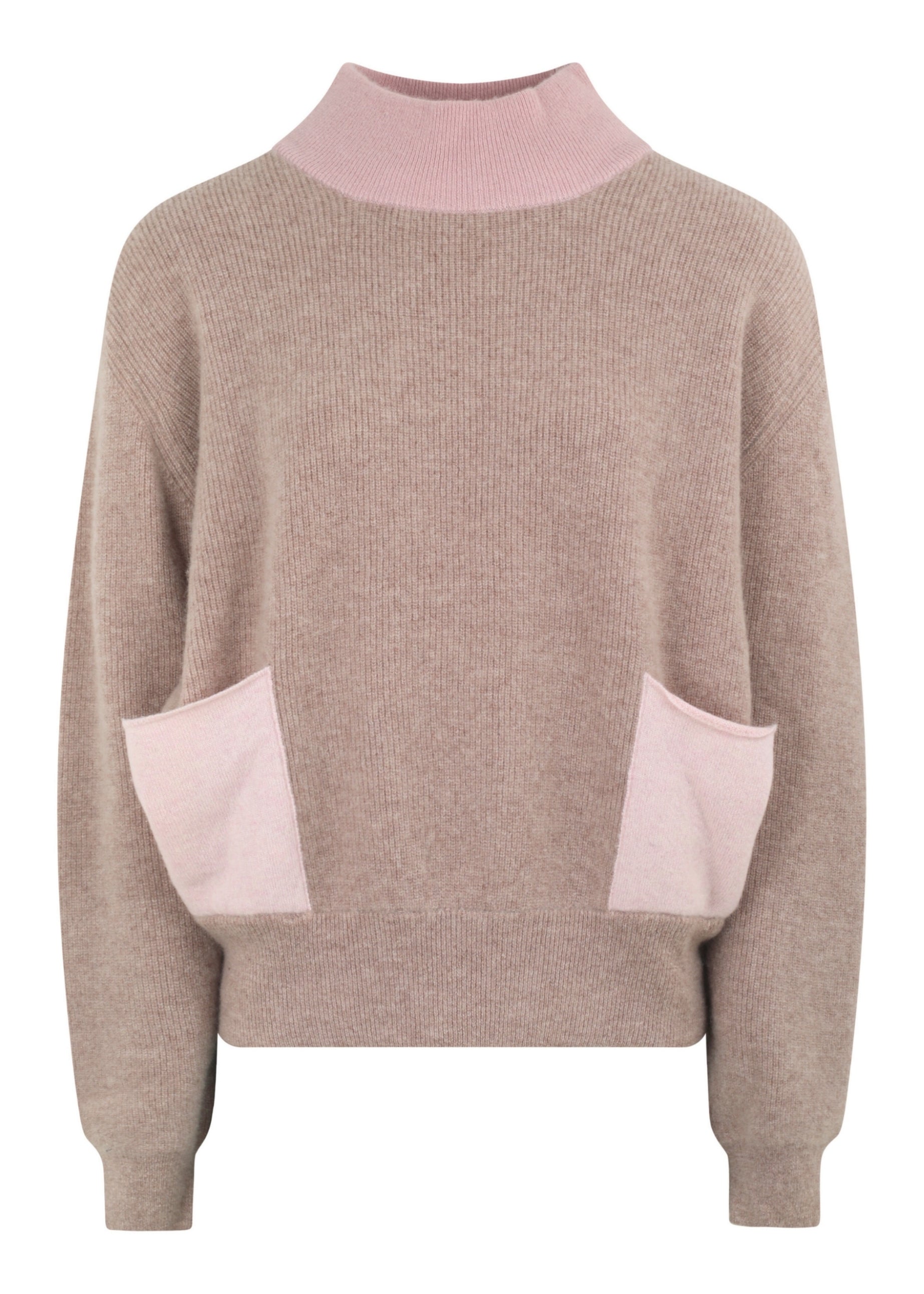 Ashley Cashmere Sweater in Drift / Rose / Lunar