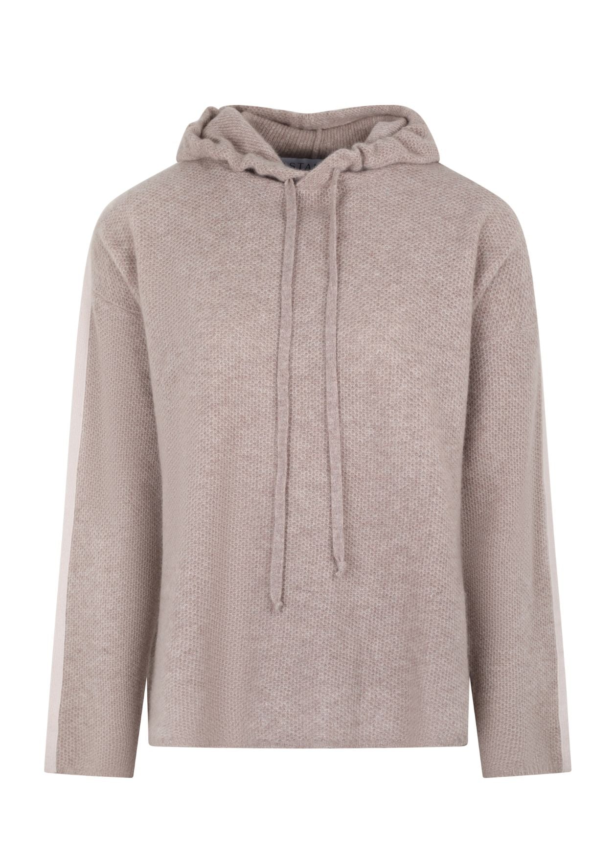 Mary Cashmere Hoodie in Feather / Lunar