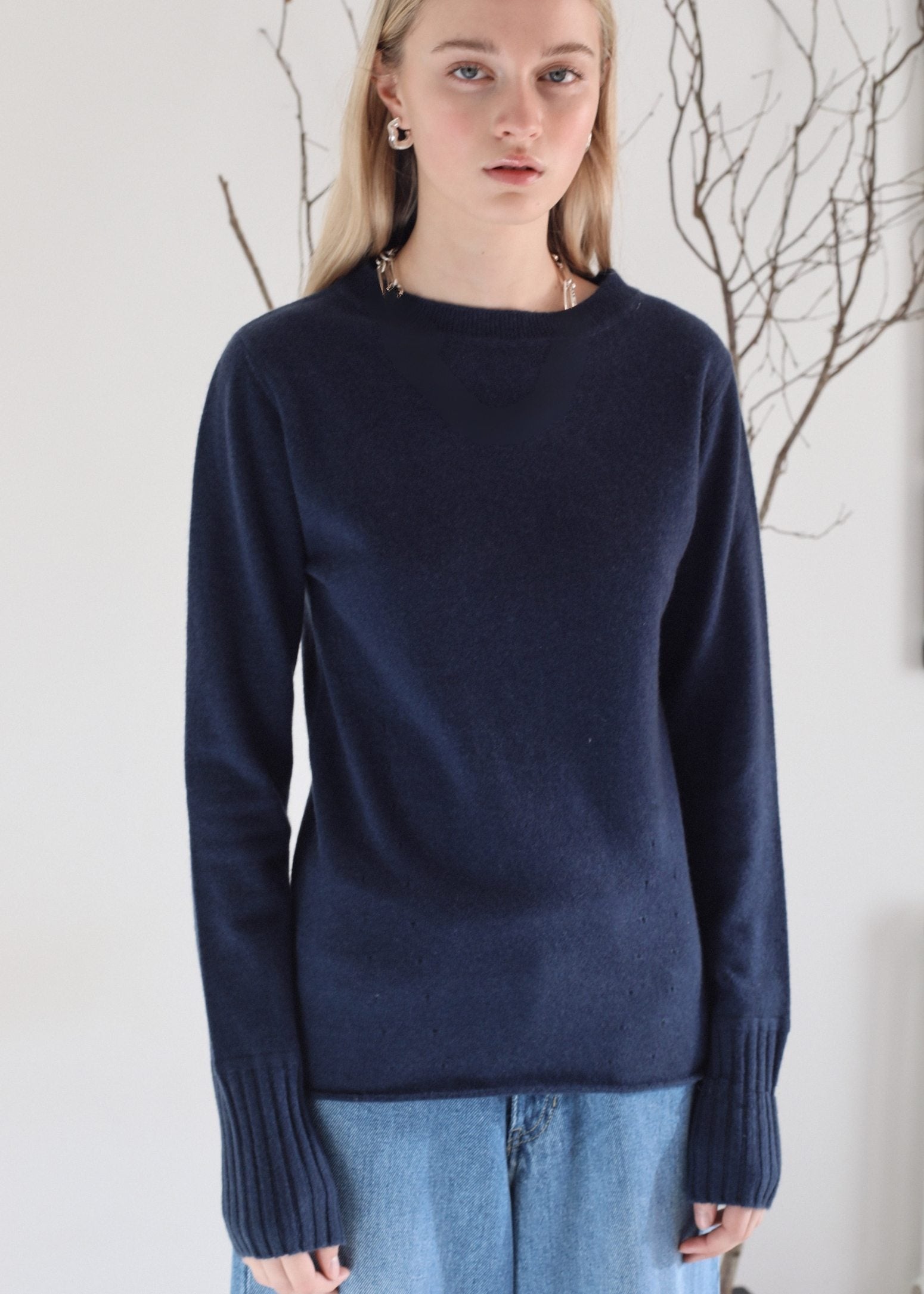 Janie Cashmere Sweater in Pintail