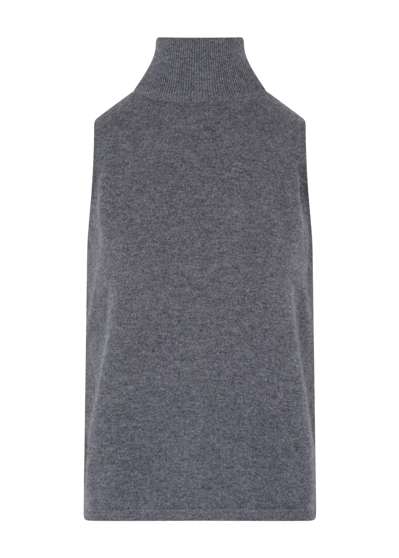 Raven Cashmere Turtleneck in Smog