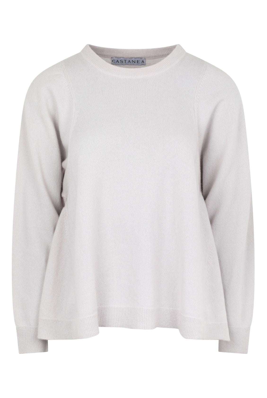 Amira Cashmere Sweater in Silver Salt