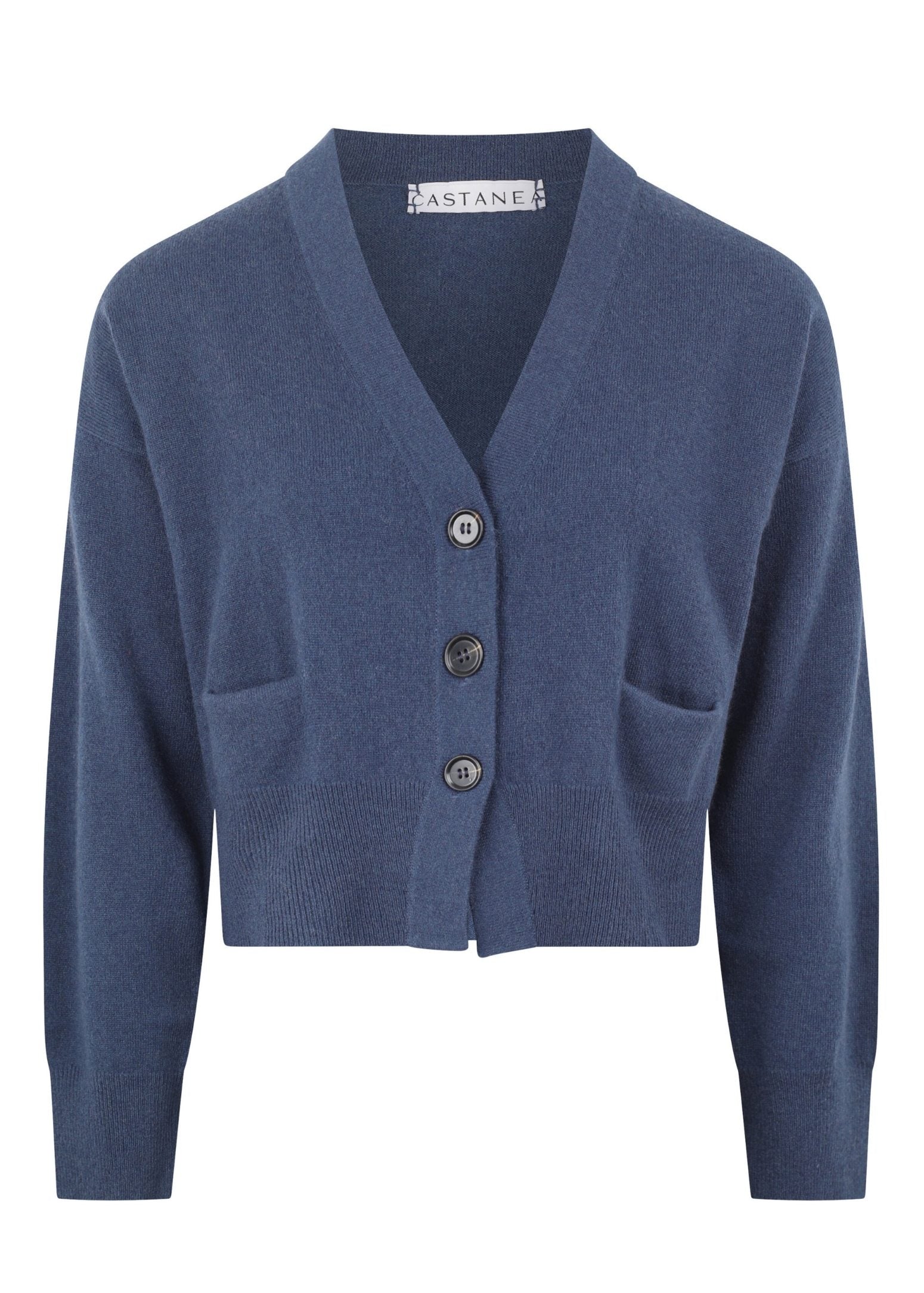 Achill Cashmere Cardigan in Pintail