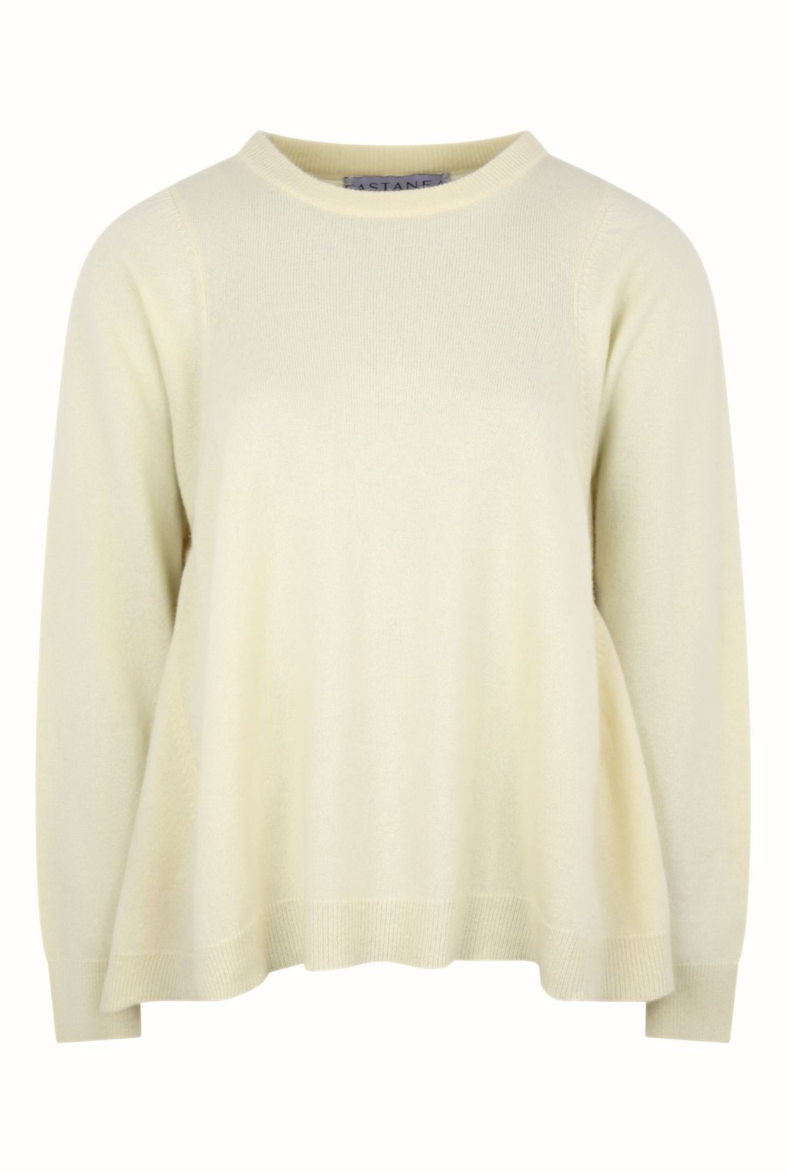 Amira Cashmere Sweater in Lemonade