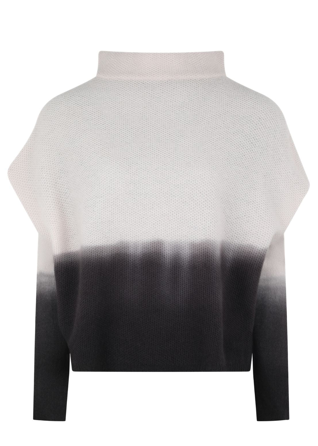 Honey Cashmere Sweater in Day Dream / Black Ombre