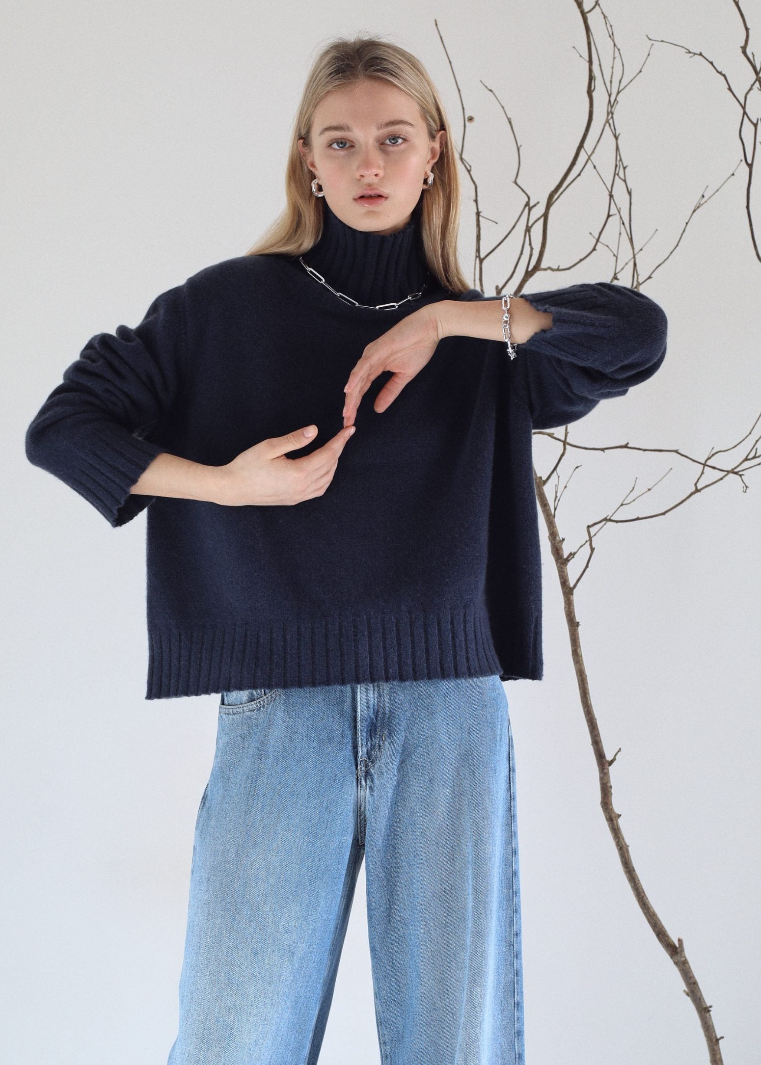 Dursey Cashmere Sweater in Pintail