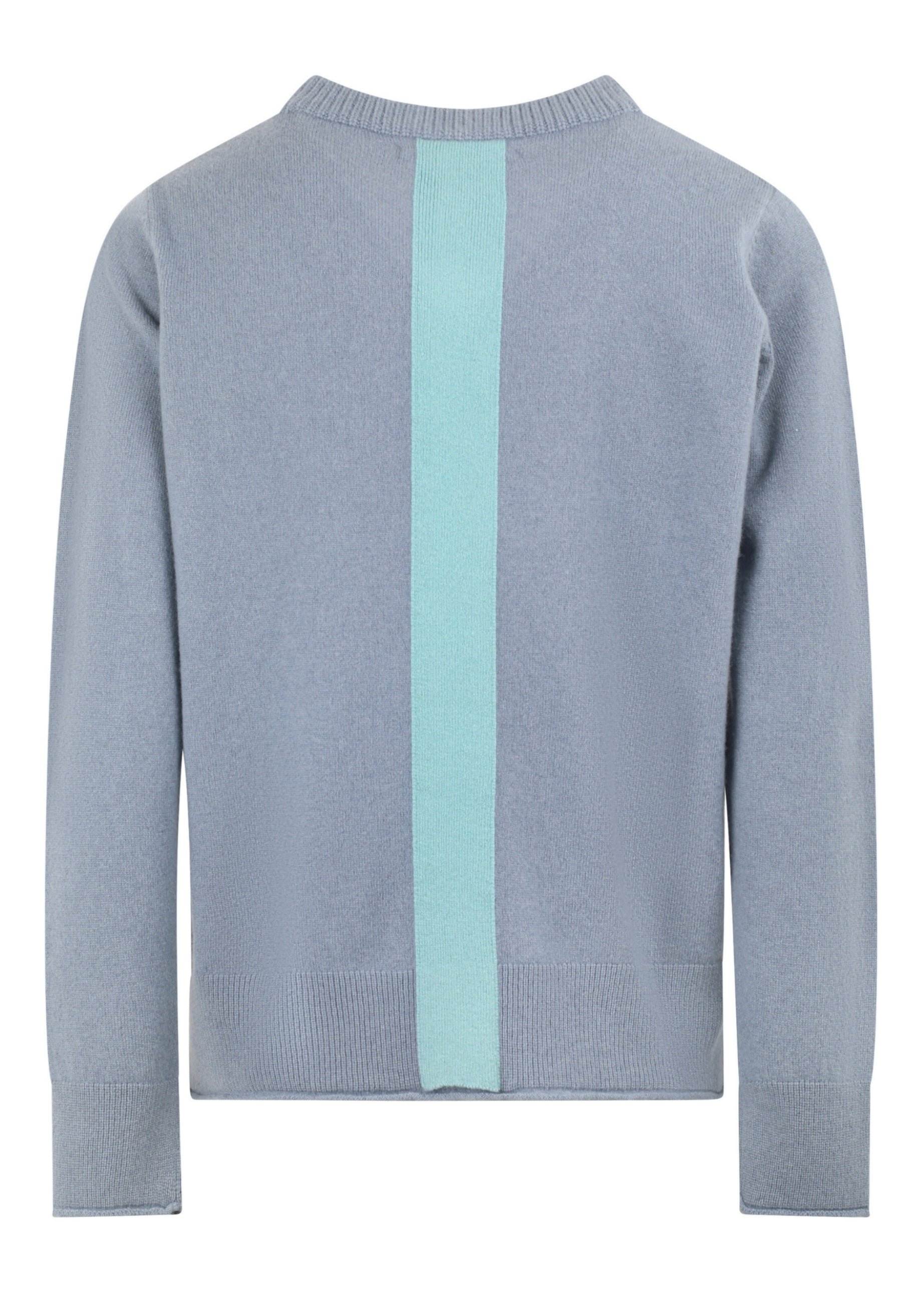 LEANDRA | Cashmere Sweater in Battleship / Shearwater