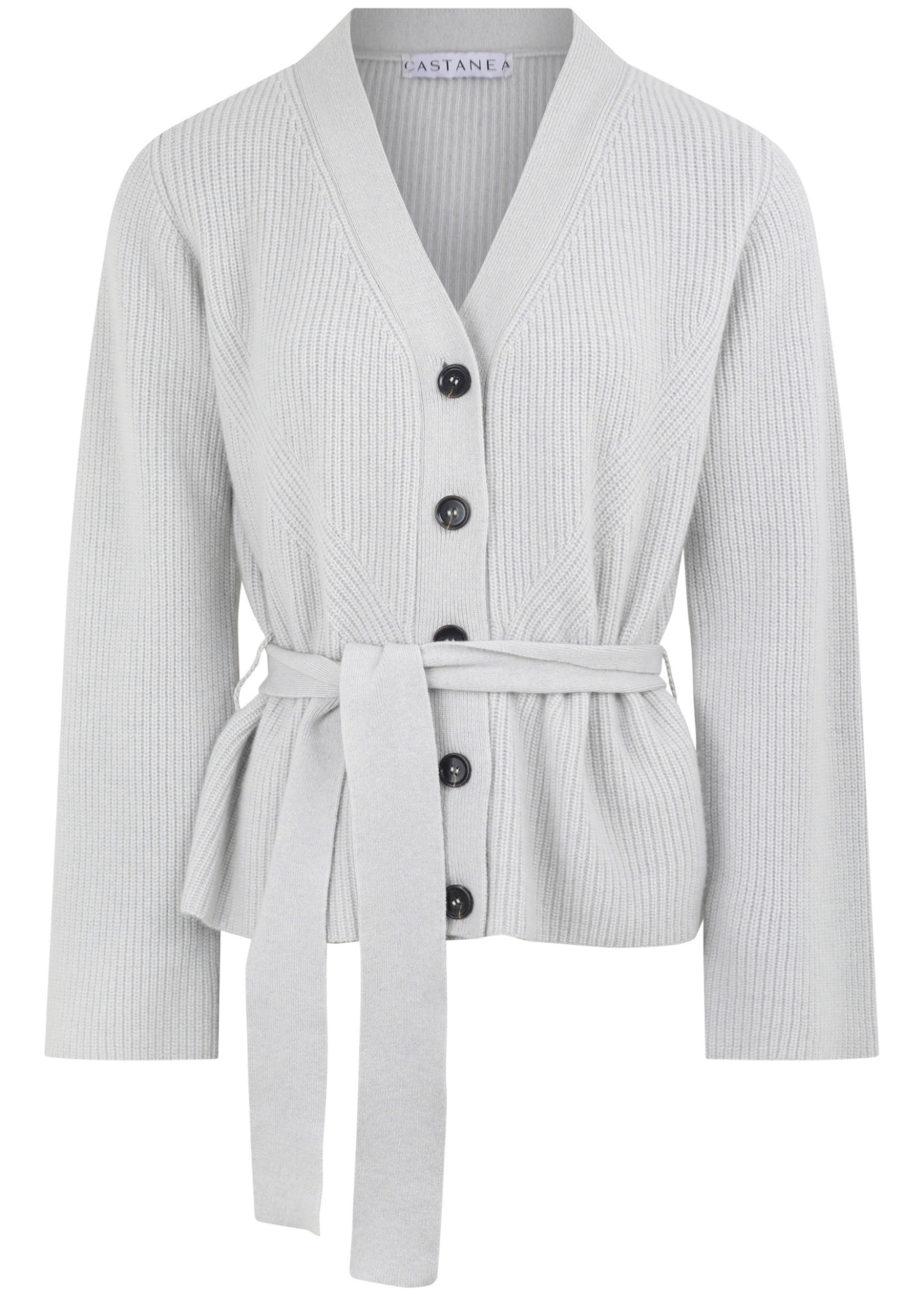 DAVE | Cashmere Cardigan in Hoary