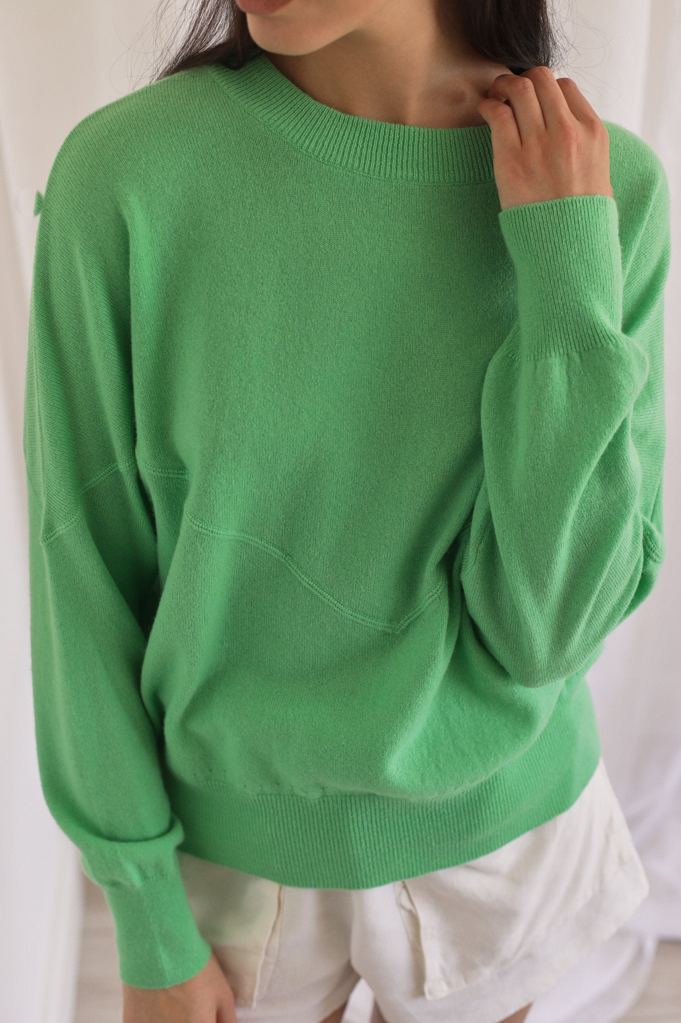 FARAH | Cashmere Sweater in Applefool