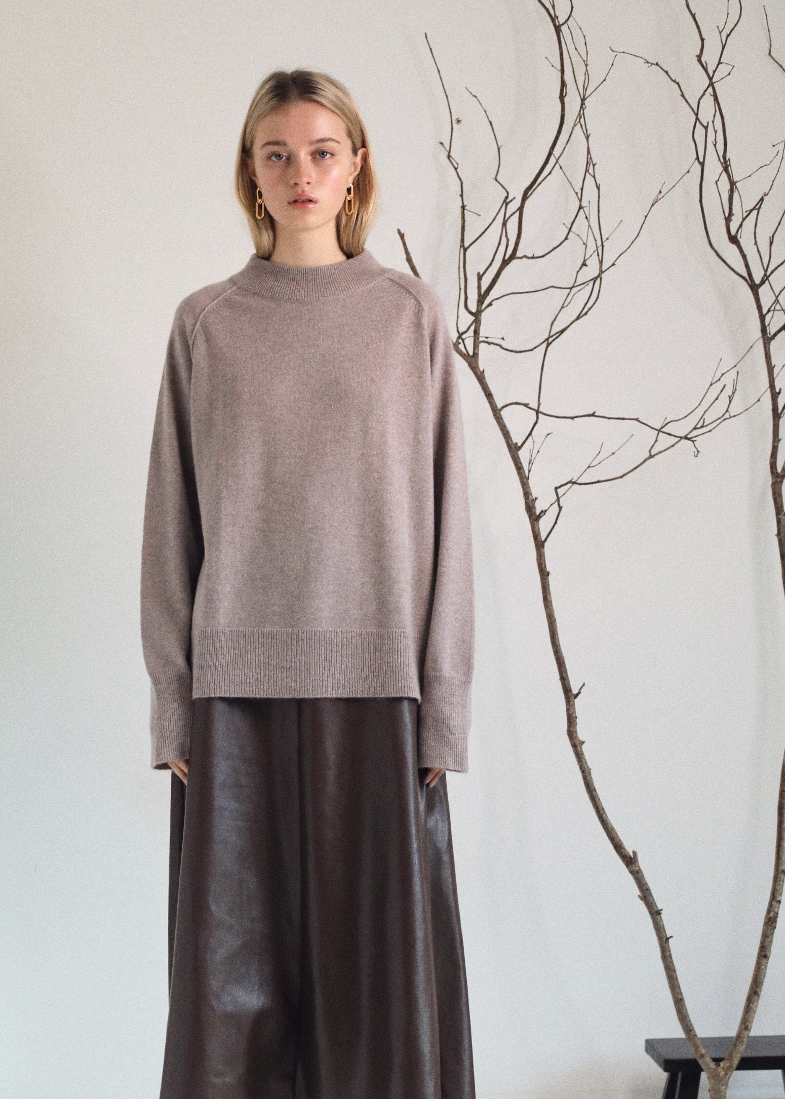 Girolata Cashmere Sweater in Drift