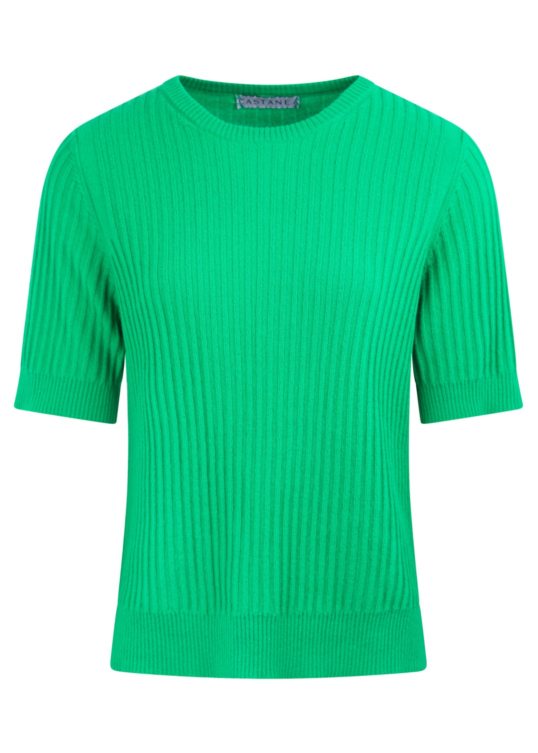 ISOBEL | Cashmere T-Shirt in Parrot