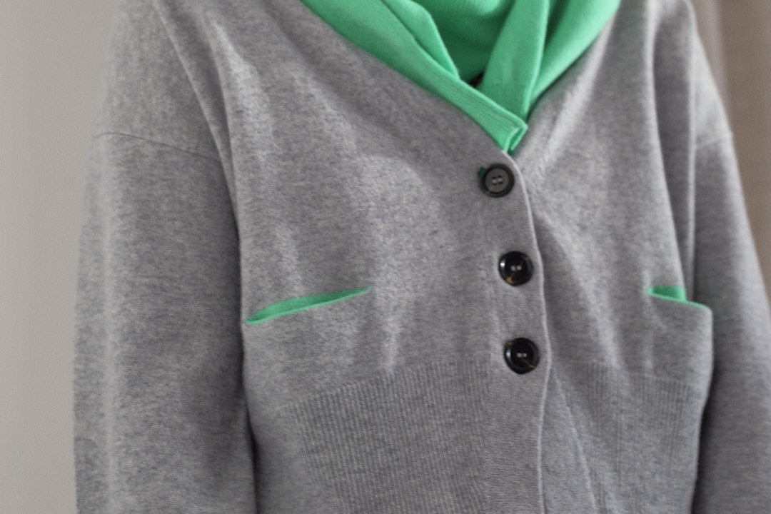 ACHILL | Cashmere Cardigan in Cineral / Applefool