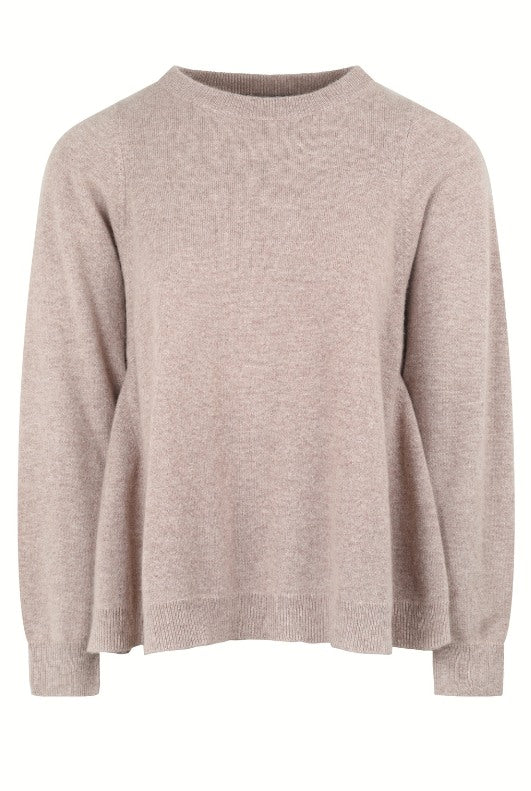 Amira Cashmere Sweater in Feather