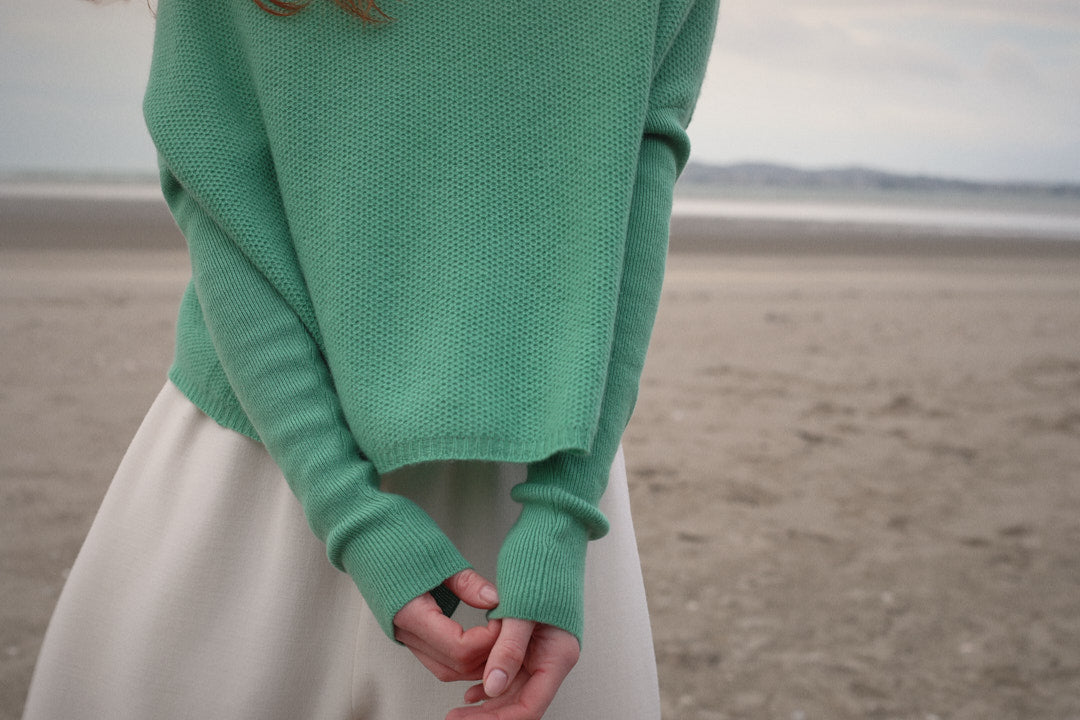 HONEY | Cashmere Sweater in Chai