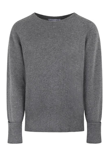 Jack Cashmere Sweater in Thunder