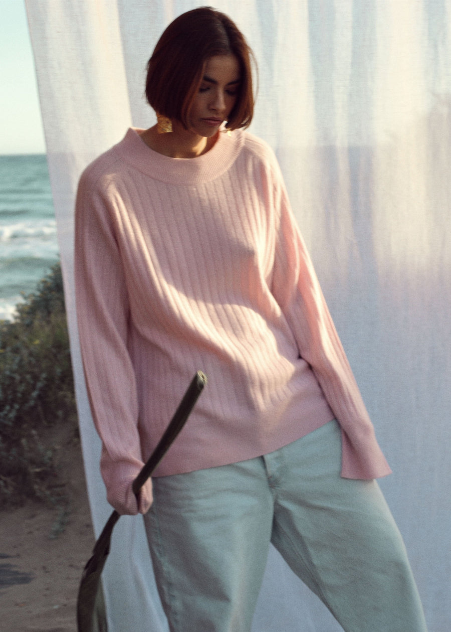 Oia Cashmere Sweater in Pixie