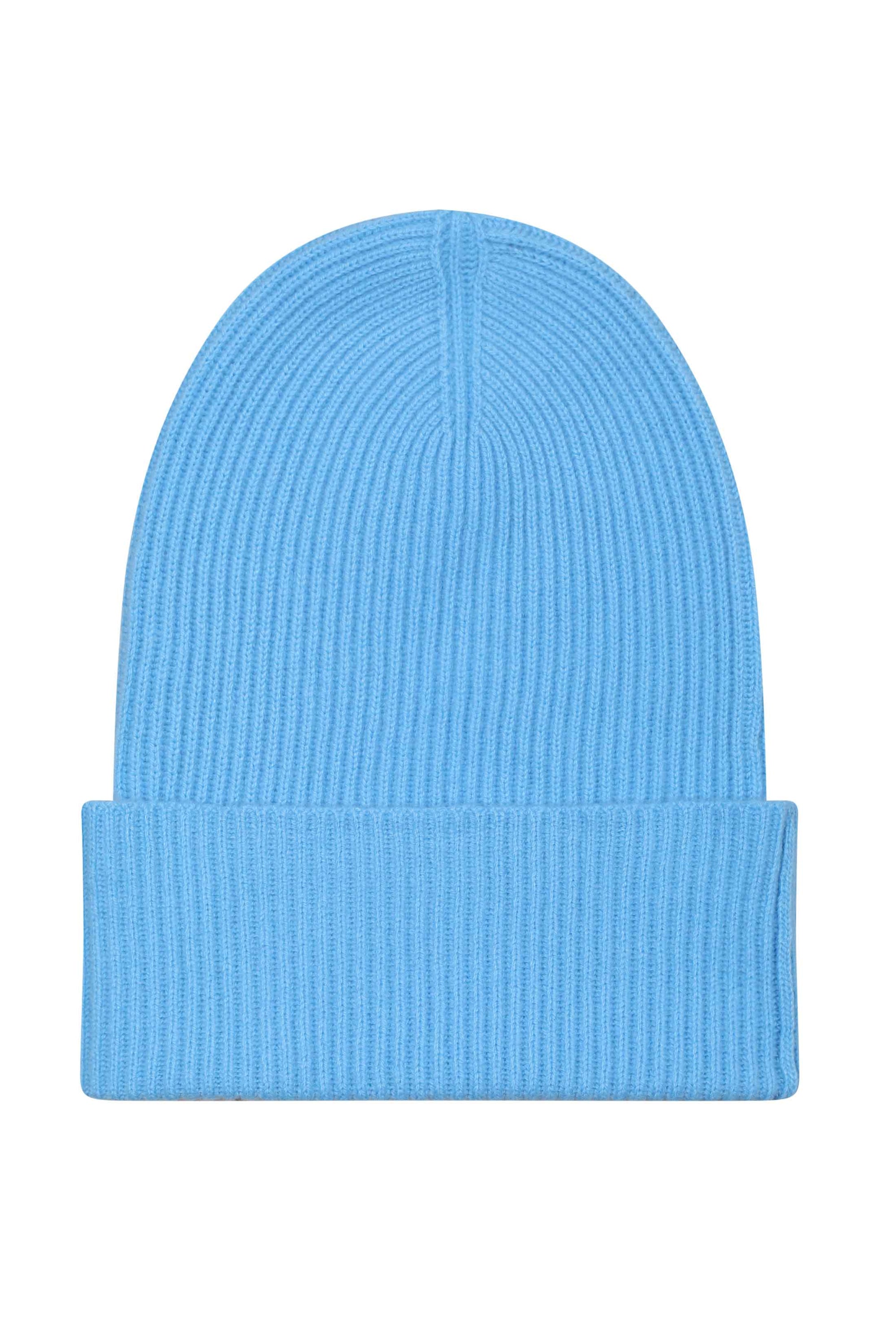 guy blue cashmere knitted hat from Ireland 